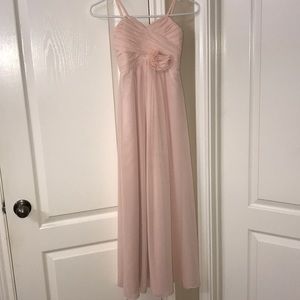 Girl’s Formal full-length dress.  Dusty Rose.